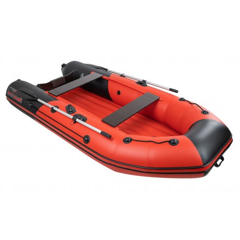 Надувная лодка Таймень NX 3200 НДНД красный/черный