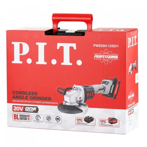 Шлифмашина угловая P.I.T. PWS20H-125D/1