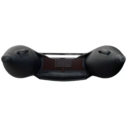 Надувная лодк Ривьера Компакт 3600 НДНД комби светло-серый/черный