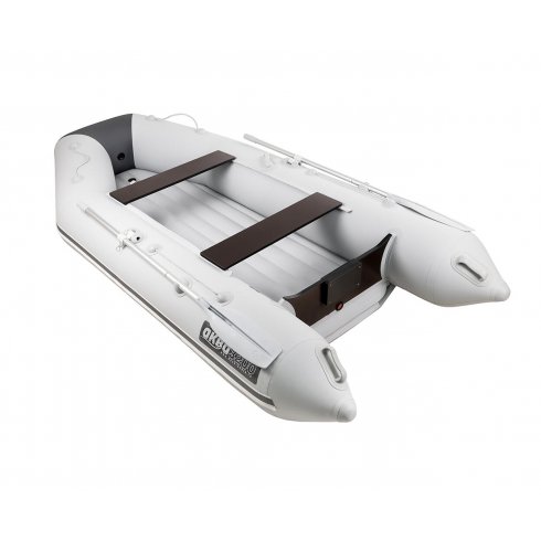 Надувная лодка Аква 2800 НДНД светло-серый/графит