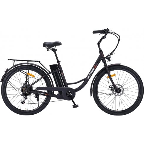 Электровелосипед MyWay Road 1.0 250 26 (17, черный антрацит)