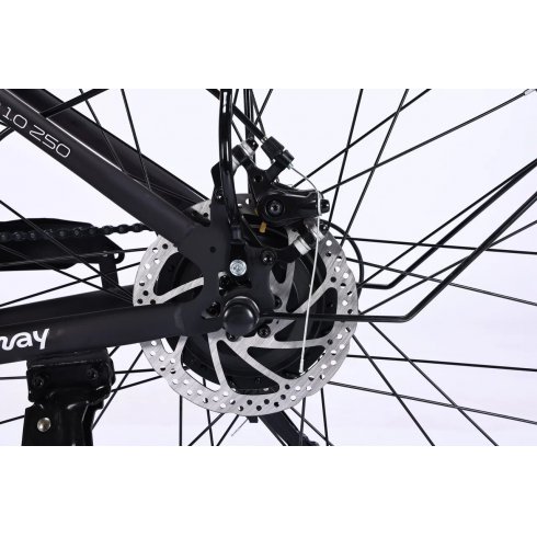 Электровелосипед MyWay Road 1.0 250 26 (17, черный антрацит)