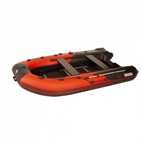 Лодка моторная килевая Пилот 300 ЖС красный/черный