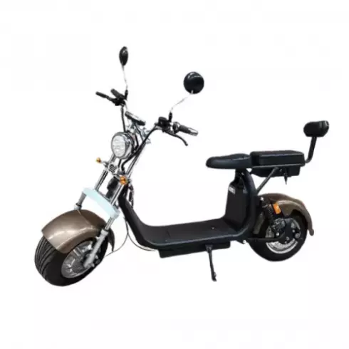 Электроскутер Citycoco x9 (X11) коричневый