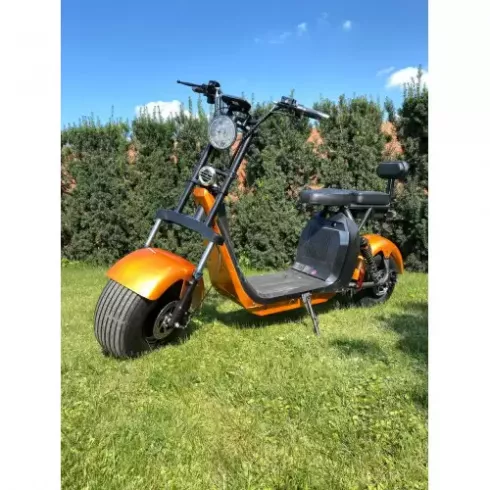 Электроскутер Citycoco x9 (X11) оранжевый