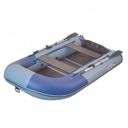 Надувная лодка BoatsMan BT280 серо-синий