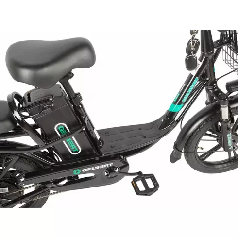 Электровелосипед Gelbert Khan 2 черный