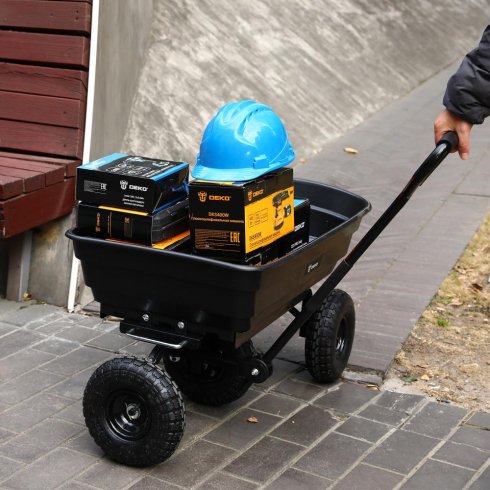 Садовая тележка-самосвал Deko DKGT100