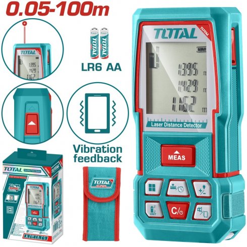 Дальномер лазерный TOTAL TMT51036