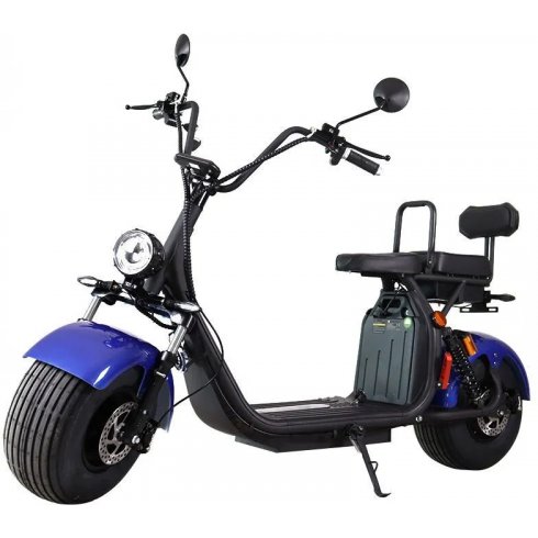 Электроскутер AVM.Plus Citycoco Pro (синий)