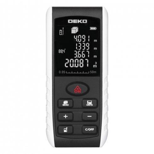 Дальномер лазерный с угломером Deko GLP-50