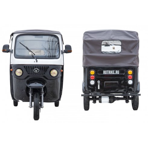 Трицикл Rutrike Рикша NEW 60V 1800W красный