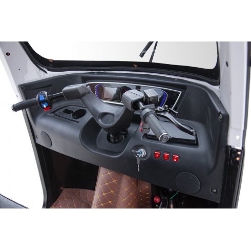 Трицикл Rutrike Рикша NEW 60V 1800W красный