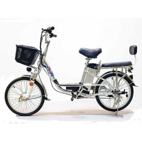 Электровелосипед Green Camel Транк R20 Alum серебристый (60v10Ah)