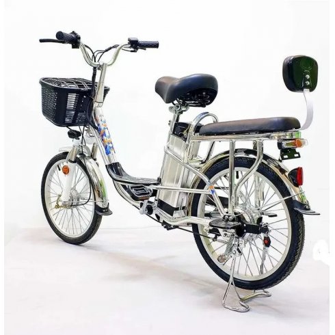 Электровелосипед Green Camel Транк R20 Alum серебристый (60v10Ah)