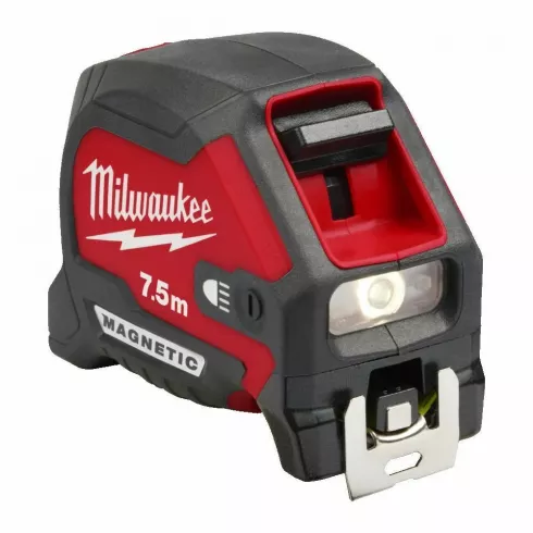 Рулетка Milwaukee Magnetic LED с подсветкой 7.5 м