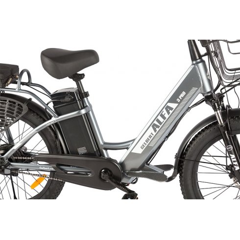 Электровелосипед Gelbert ALFA 3 PRO серый