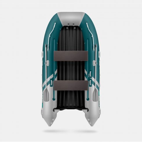 Надувная лодка Gladiator E420S морской зеленый-белый