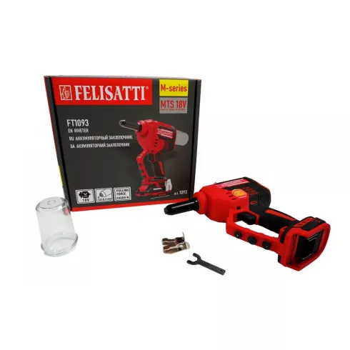 Заклепочный пистолет аккумуляторный Felisatti FT1093