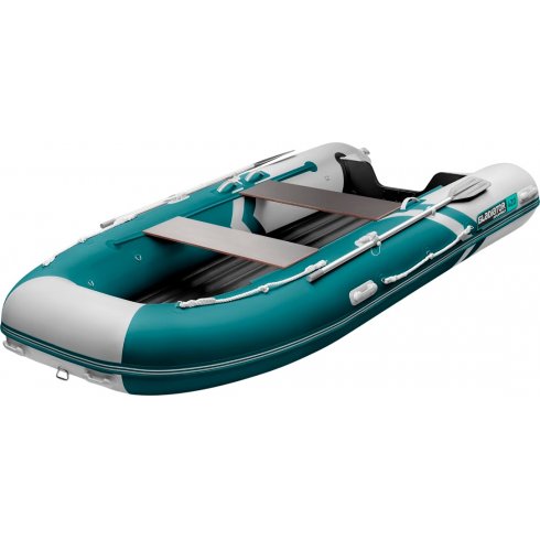 Надувная лодка Gladiator E420S морской зеленый-белый