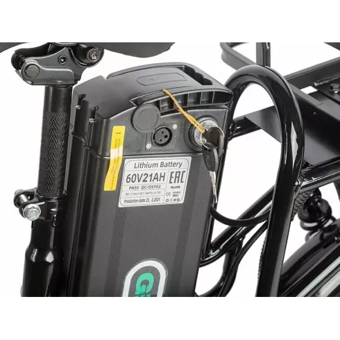 Электровелосипед Gelbert Khan Monster 1 черный