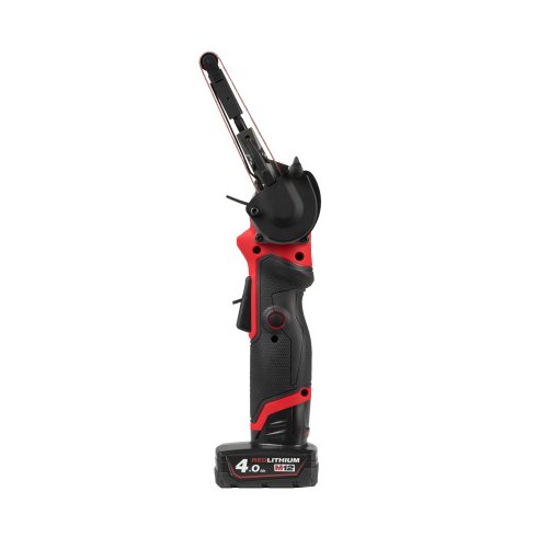 Аккумуляторная ленточная шлифмашина Milwaukee M12 FBF10-402B