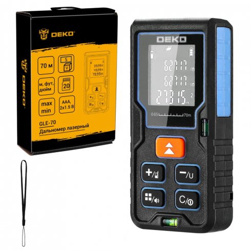 Дальномер лазерный Deko GLE-70 (080-3600)