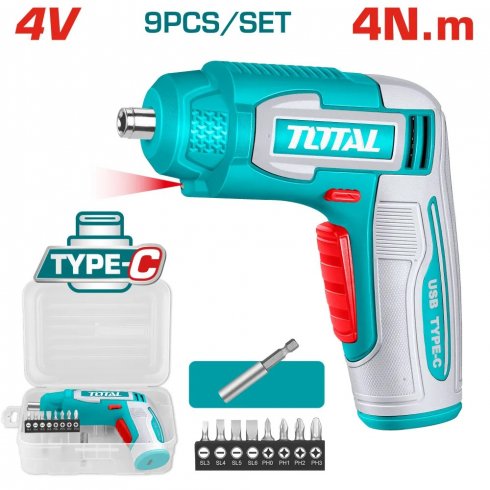Отвертка аккумуляторная TOTAL TSDLI0458
