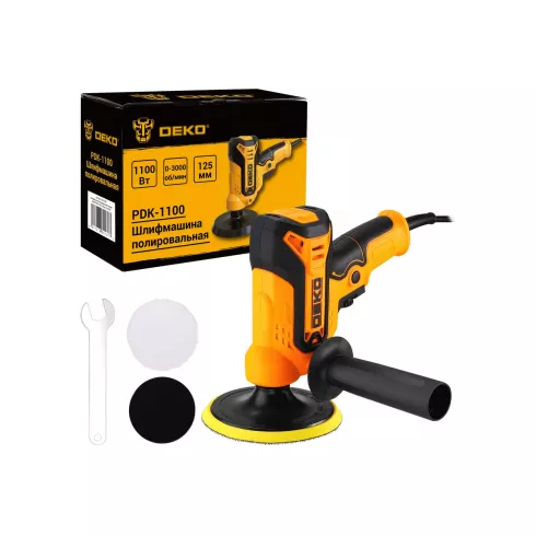 Шлифмашина полировальная сетевая Deko PDK-1100 (085-1063)