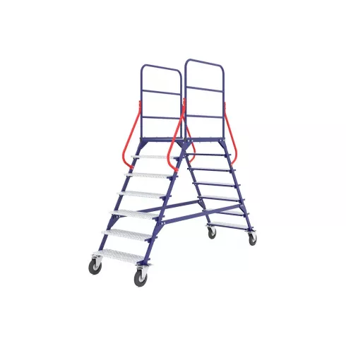 Лестница передвижная с платформой Rusklad ЛР 6.2