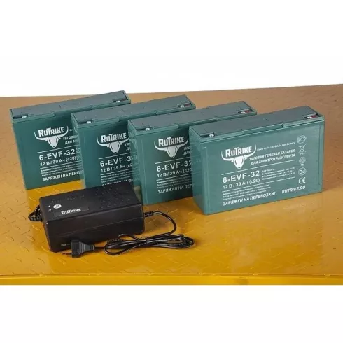 Тележка платформенная аккумуляторная RuTrike ПЛИТА 1500