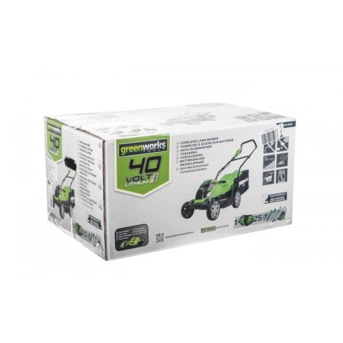 Газонокосилка аккумуляторная Greenworks 40V G-MAX G40LM35 (2501907)