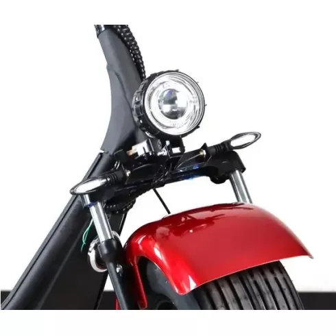 Электроскутер AVM.Plus Citycoco Pro (оранжевый)