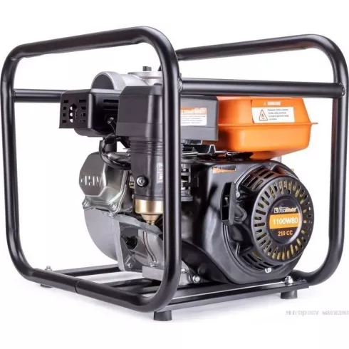 Мотопомпа бензиновая FoxWeld 1100W80