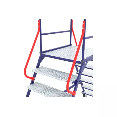 Лестница передвижная с платформой Rusklad ЛР 6.2