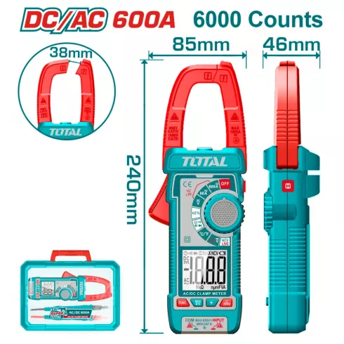 Токовые клещи TOTAL TMT762002