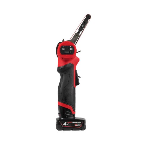 Аккумуляторная ленточная шлифмашина Milwaukee M12 FBF10-402B