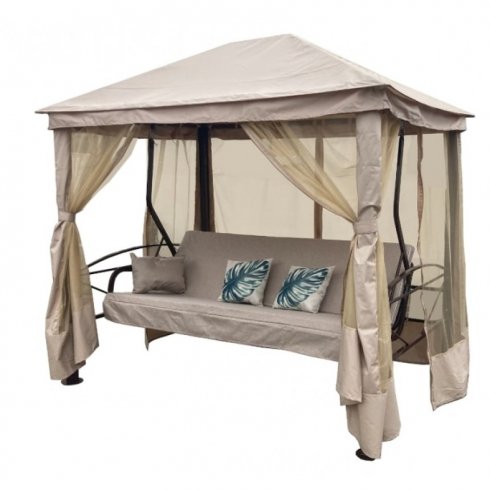 Качели-шатер МебельСад Сиеста Премиум с4270 (бежевый)