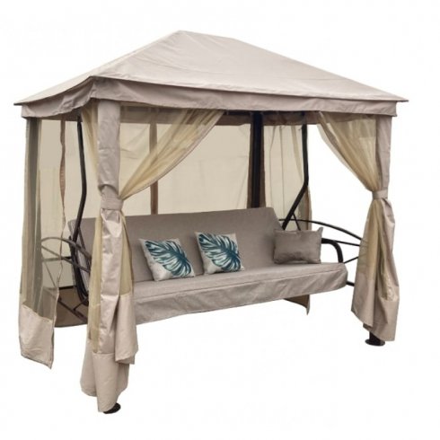 Качели-шатер МебельСад Сиеста Премиум с4270 (бежевый)