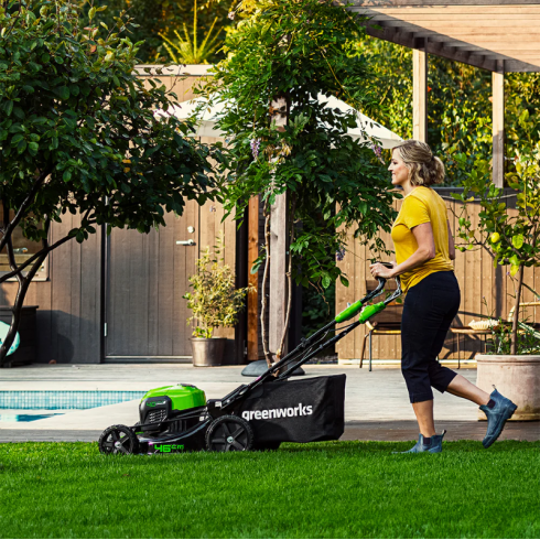 Газонокосилка аккумуляторная Greenworks GD40LM46SPK5 (2506807UG)