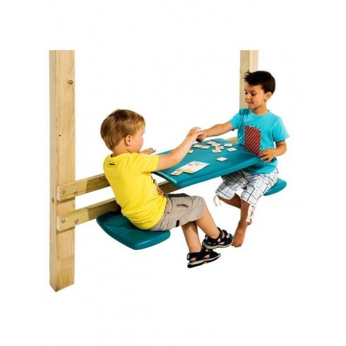 Столик с сиденьями KBT Пикник бирюза