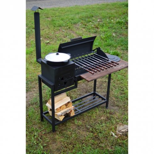 Мангал-печь под казан Сучасны Грыл Профи МБ 3