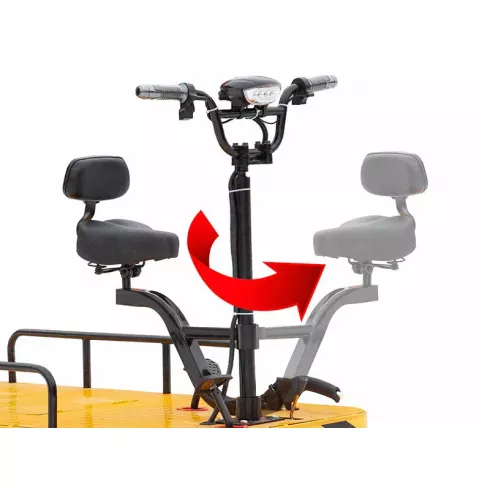 Тележка платформенная аккумуляторная RuTrike СКЛАД 2000