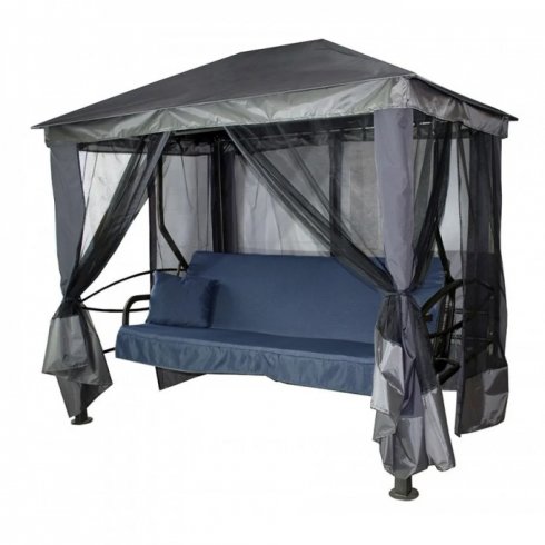 Качели-шатер МебельСад Сиеста Премиум с4250 (джинс)