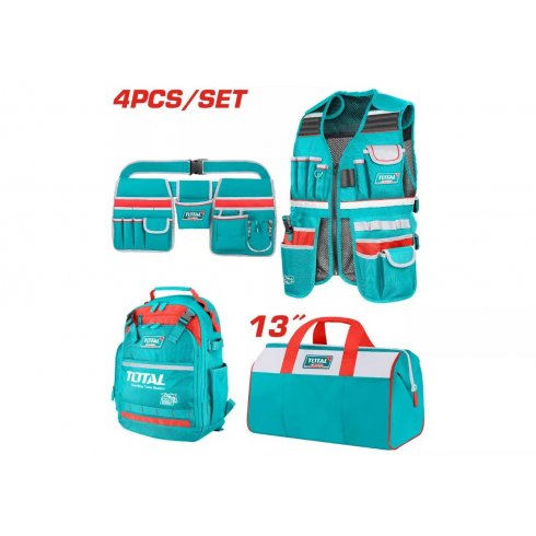Набор из жилета и сумок для хранения инструментов TOTAL TOS230908