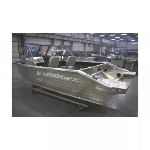 Алюминиевый катер Wyatboat Неман 450 DC без покраски