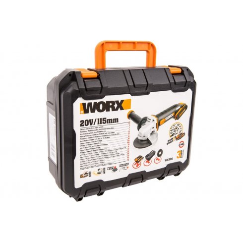 Угловая шлифмашина аккумуляторная Worx WX800