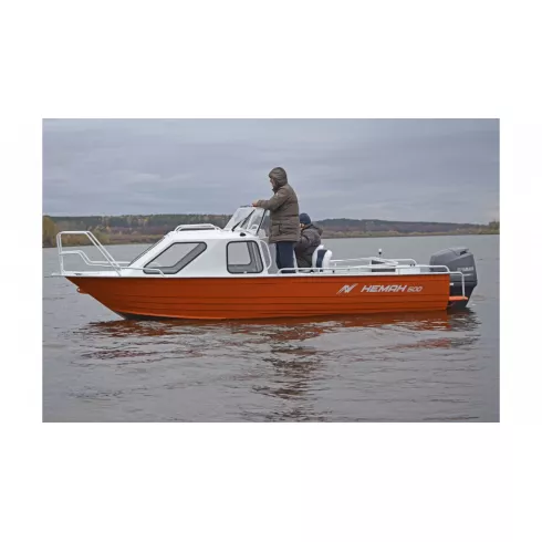 Алюминиевый катер Wyatboat Неман 500 каютный