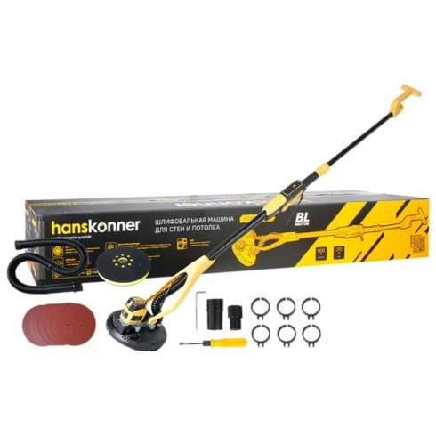 Шлифмашина для стен и потолков Hanskonner HDWS6080BL