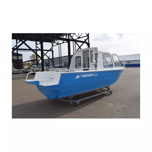 Алюминиевый катер Wyatboat Неман 500 закрытая рубка